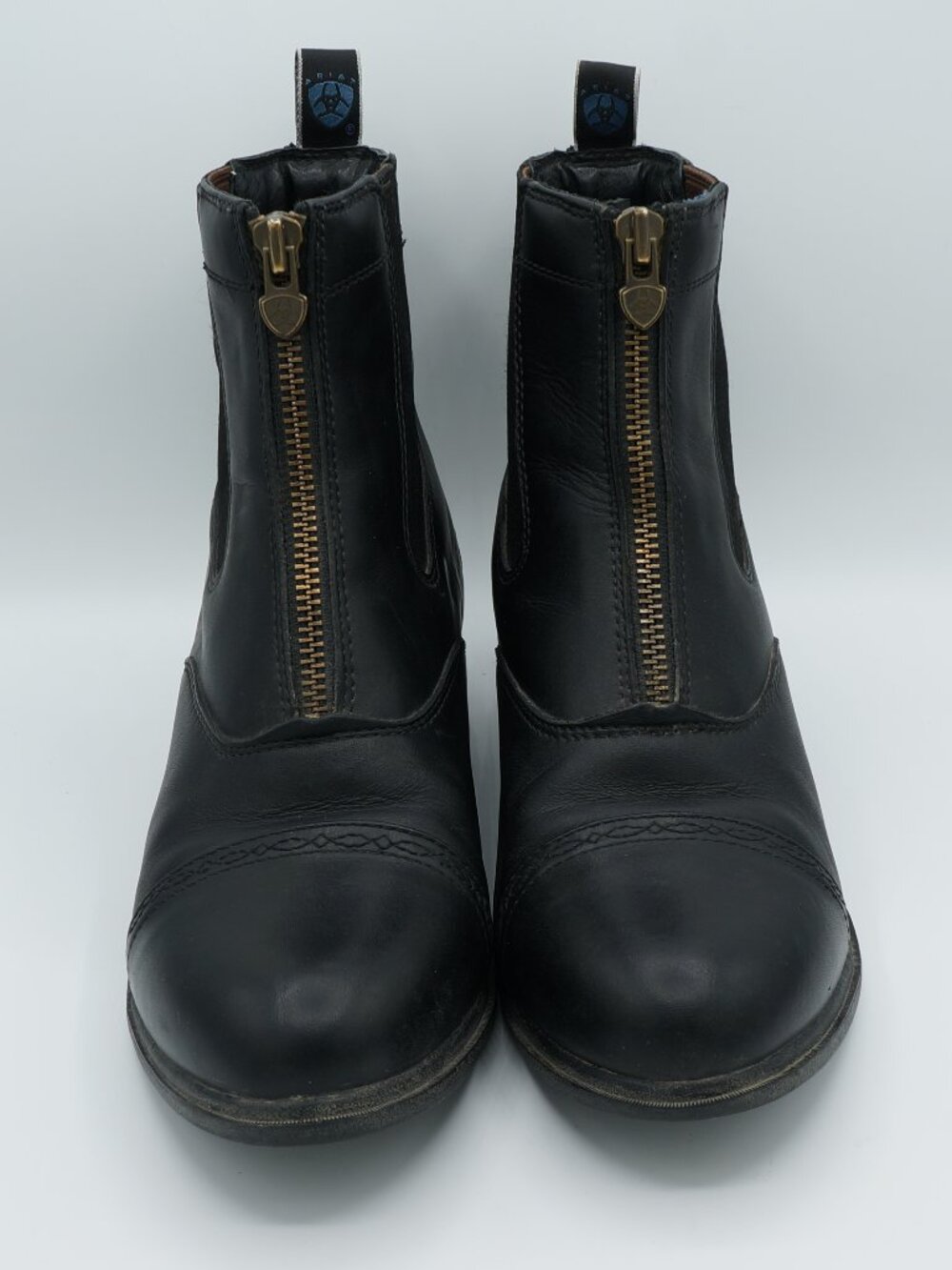 Ariat Black Leather Front Zip Cobalt Quantum Paddock Boots Women's Size 9.5 - Picture 6 of 10